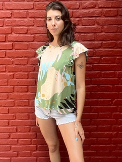 BLUSA MAIA CON VOLADOS