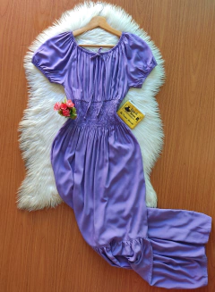 Vestido Longo Liz Ciganinha - Rosa de Saron Moda Evangélica