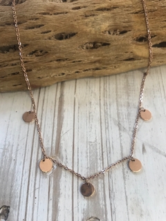 Cadenita Circles acero rose - comprar online