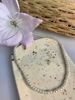 Choker Perlas