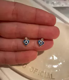 Aros heart plata 925