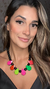 colar gotas neon