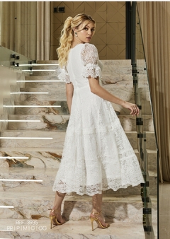 3935 VESTIDO MIDI RENDA na internet