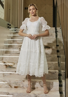 3935 VESTIDO MIDI RENDA na internet