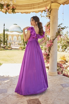 3800 VESTIDO LONGO EM CHIFFON DE SEDA na internet
