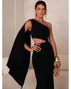 2307 VESTIDO PRETO ALFAIATARIA