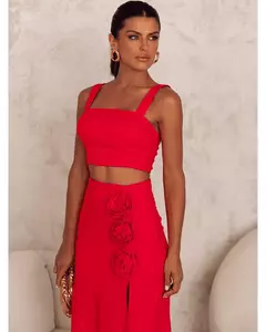 2297 CONJUNTO VISCOLINHO VERMELHO