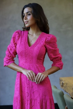 166001 VESTIDO AZALEIA - BONECA DE PANO 