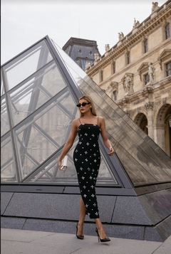 Imagem do 2381 VESTIDO PRETO BORDADO