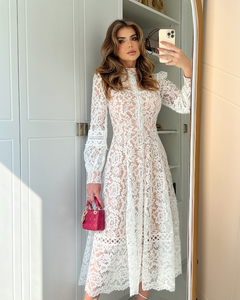 2021 Vestido PP Midi de Renda Off White Dreams - comprar online