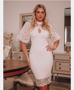 3426 Vestido Renda e Organza - comprar online