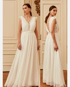 3714 VESTIDO LONGO MUSSELINE SEDA - BONECA DE PANO 