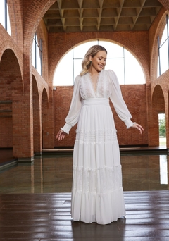 3749 VESTIDO BETINA LONGO P M G GG - BONECA DE PANO 