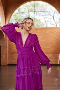 3749 VESTIDO BETINA LONGO P - loja online