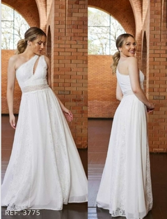 3775 Vestido Nula Manga Off White na internet