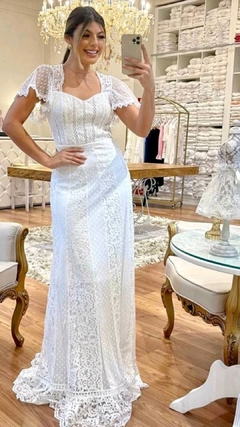 3321 VESTIDO CLARA LONGO P M G - loja online