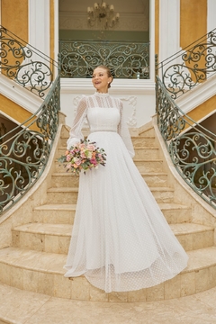 3734 VESTIDO KATE P / M / G / GG - BONECA DE PANO 