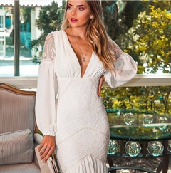 3383 VESTIDO LONGO CREPE PRETO na internet
