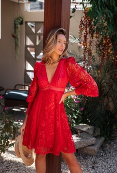 3478 VESTIDO CURTO MANGA LONGA G - comprar online