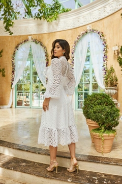 3842 Vestido Midi Manga Longa - loja online
