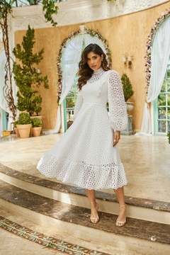3842 Vestido Midi Manga Longa - BONECA DE PANO 