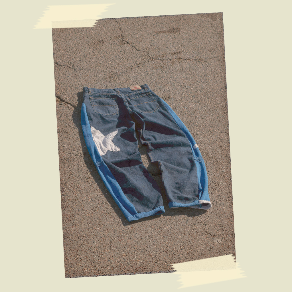 "Blue $Tar" Baggy Jean thumbnail 3
