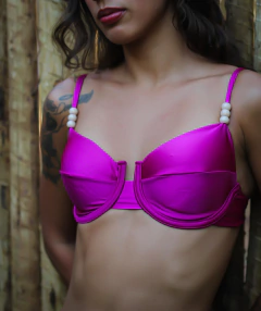 Conjunto Madeira Aro Fucsia - Litz Brasil Seu Biquíni Favorito está Aqui !!!