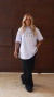 Camiseta Feminina Oversized Jesus Libras na internet