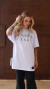 Camiseta Feminina Oversized Jesus Libras - comprar online