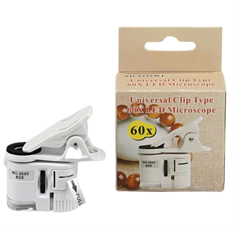 Universal Clip Type 60x LED Microscope