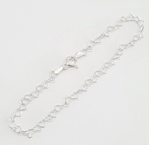 Pulseira Corações Vazados