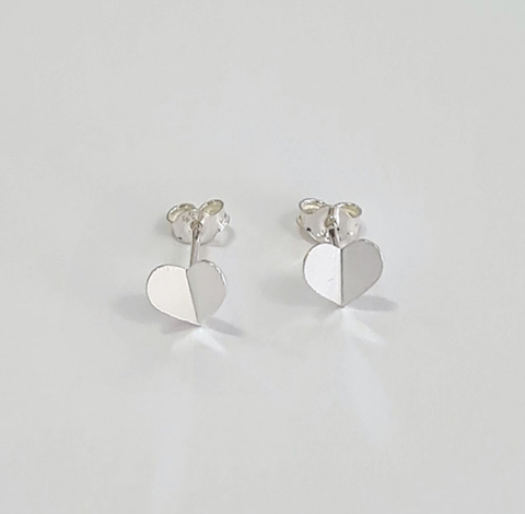 Brinco Coração Origami