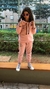 Conjunto Moletom Saza Smile - Cor Rosa - Infantil - Tam. 2 ao 10