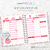 Agenda Docente Girly - imprimiblesxoxo