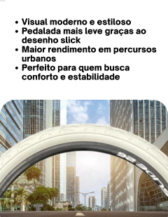 Pneu Bike 26X2.125 Tipo Flame Freeride Grau Slick Balão - comprar online