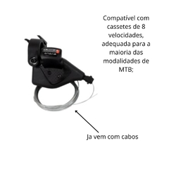 Par ALAVANCA PASSADOR trocador CAMBIO tras 3X8V Rapid fire na internet
