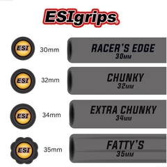 MANOPLA PUNHO ESI GRIPS EXTRA CHUNKY BIKE MTB LARANJA 80GR na internet
