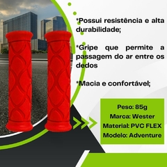 Manopla Luva Punho Bike Ciclismo MTB Wester Adventure II Nylon - comprar online