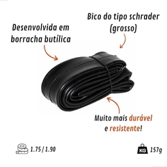 IT- CAMARA DE AR 26X1.75/1.90 C/ VALVULAR AMERICANA - BOLT greenstone na internet