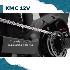 CORRENTE KMC 12V X12 PTA, 126L serve Shimano Sram c/ NF - Aro 21 Bike Shop | Sua evolução está aqui