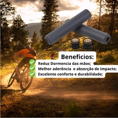 MANOPLA PUNHO ESI GRIPS EXTRA CHUNKY BIKE MTB VERMELHO 80GR - loja online