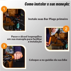 Imagem do MANOPLA PUNHO ESI GRIPS EXTRA CHUNKY BIKE MTB VERMELHO 80GR