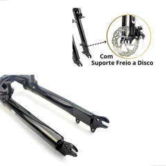 Garfo Suspensão Aro 26 V-Brake Disco amortecedor freeride - comprar online