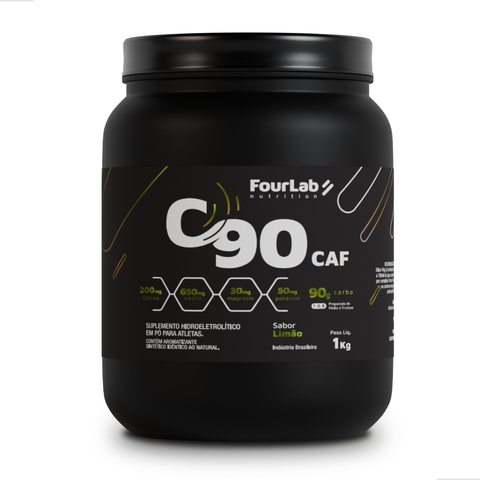 C90 FourLab Pote 1kg CAF - Sabor Limao CAF