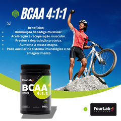 BCAA 4:1:1 Pote 300 gramas - Sabor Laranja na internet