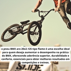 Par PNEU 20X2.125 (54-406) BMX bicicleta TIPO FLAME balão