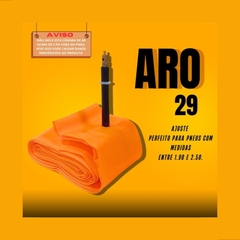 Câmara de Ar TPU MTB aro 29 X 1.90 / 2.50 Presta 48mm na internet