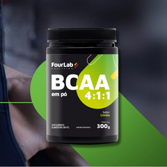 BCAA 4:1:1 Pote 300 gramas - Sabor Limao - loja online