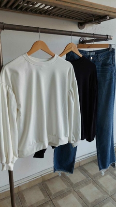 Sweater darlon Crudo en stock Manga ancha princesa - comprar online
