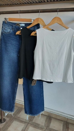 Muscu lycra stock blanca y negra - comprar online